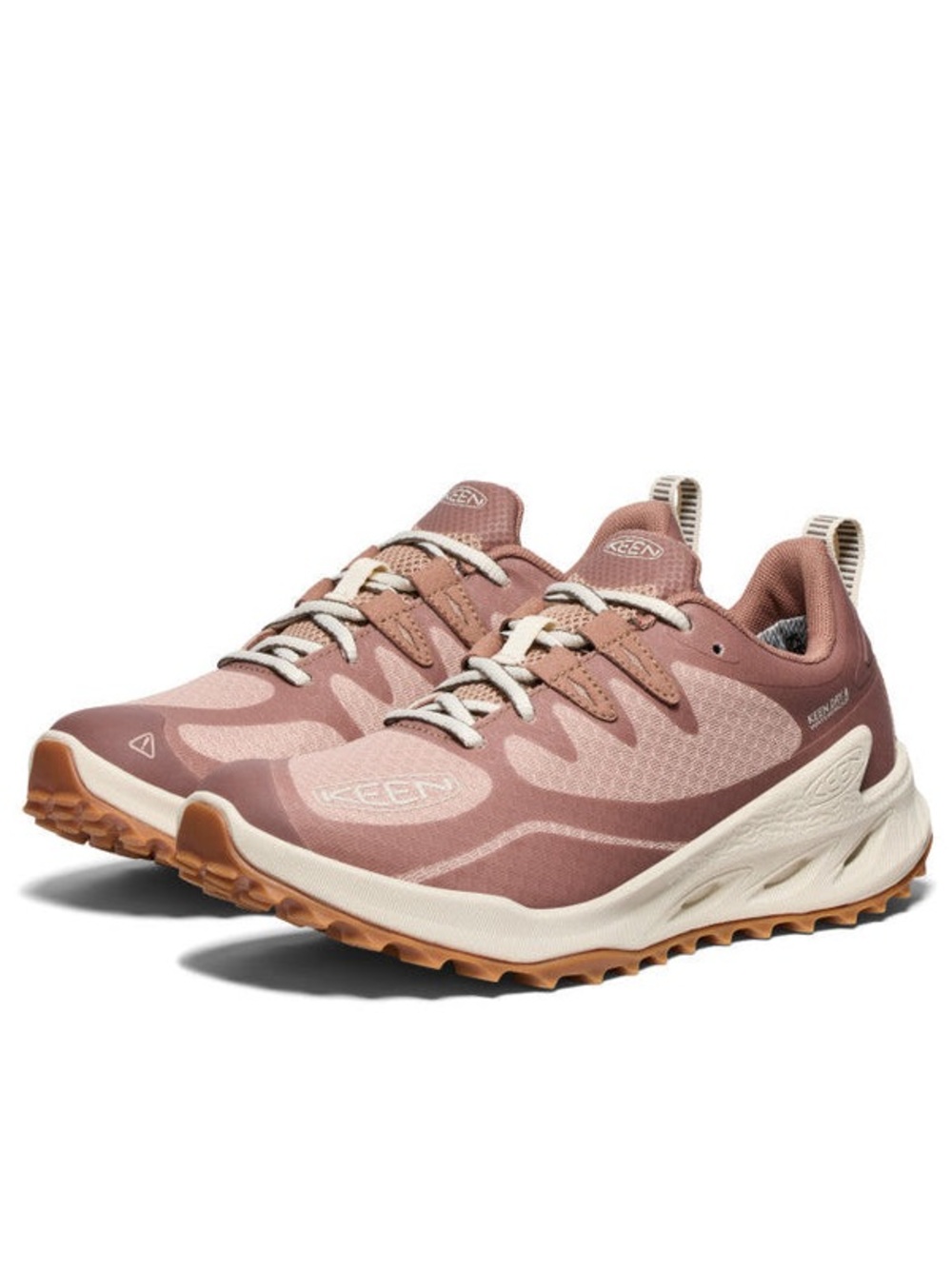 NWOB KEEN WOMEN'S ZIONIC WATERPROOF HIKING SHOE - WARM TAUPE/RAW UMBER 6.5